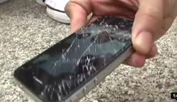 iPhone Glass Shattered