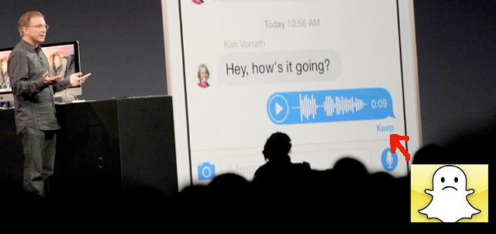 iOS 8 Messages to Rival Snapchat With Self-Deleting Video & Audio